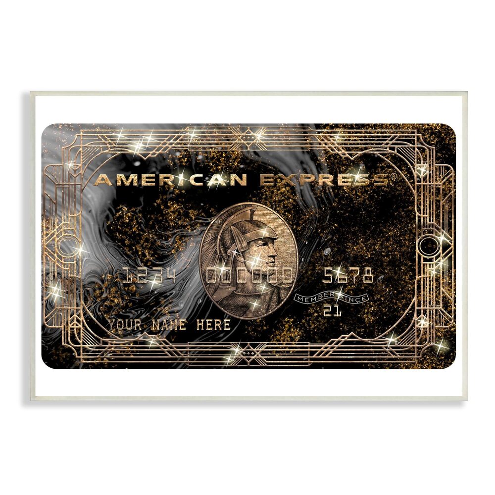 2285 Glam Fashion Card Chic Pattern Money Sparkle
